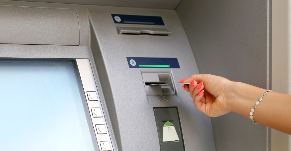 remove atm card with long nails