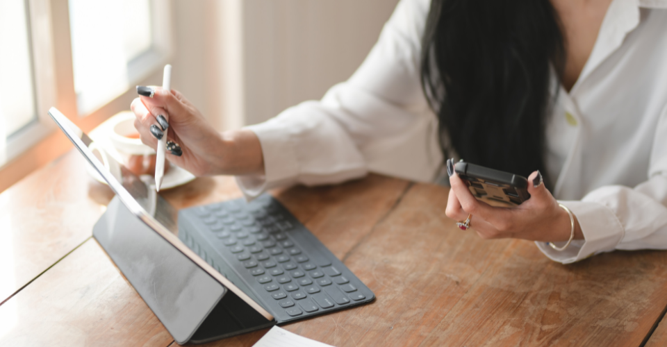 how to type with long nails