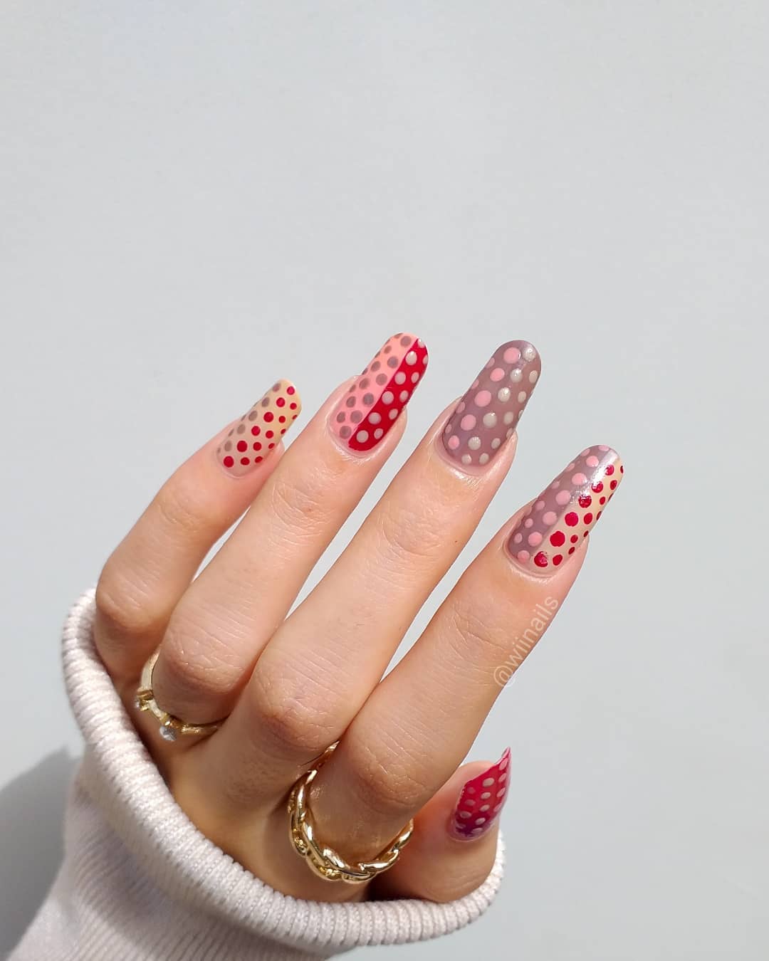 Polka Dot Nail Art