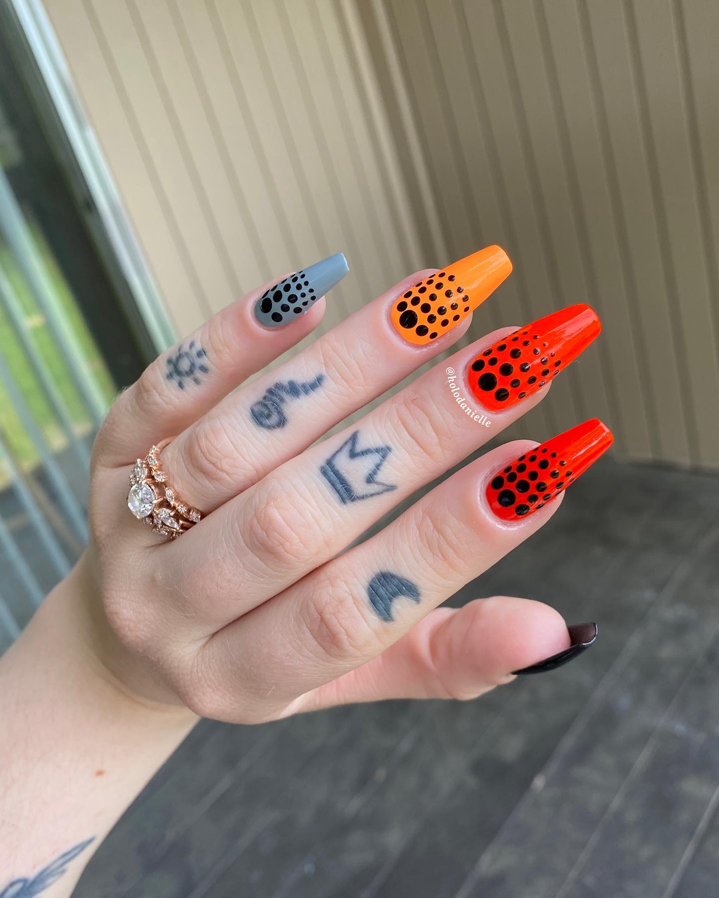 Polka Dot Nail Art