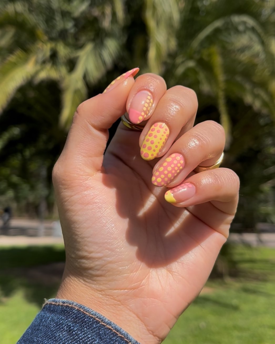 Polka Dot Nail Art