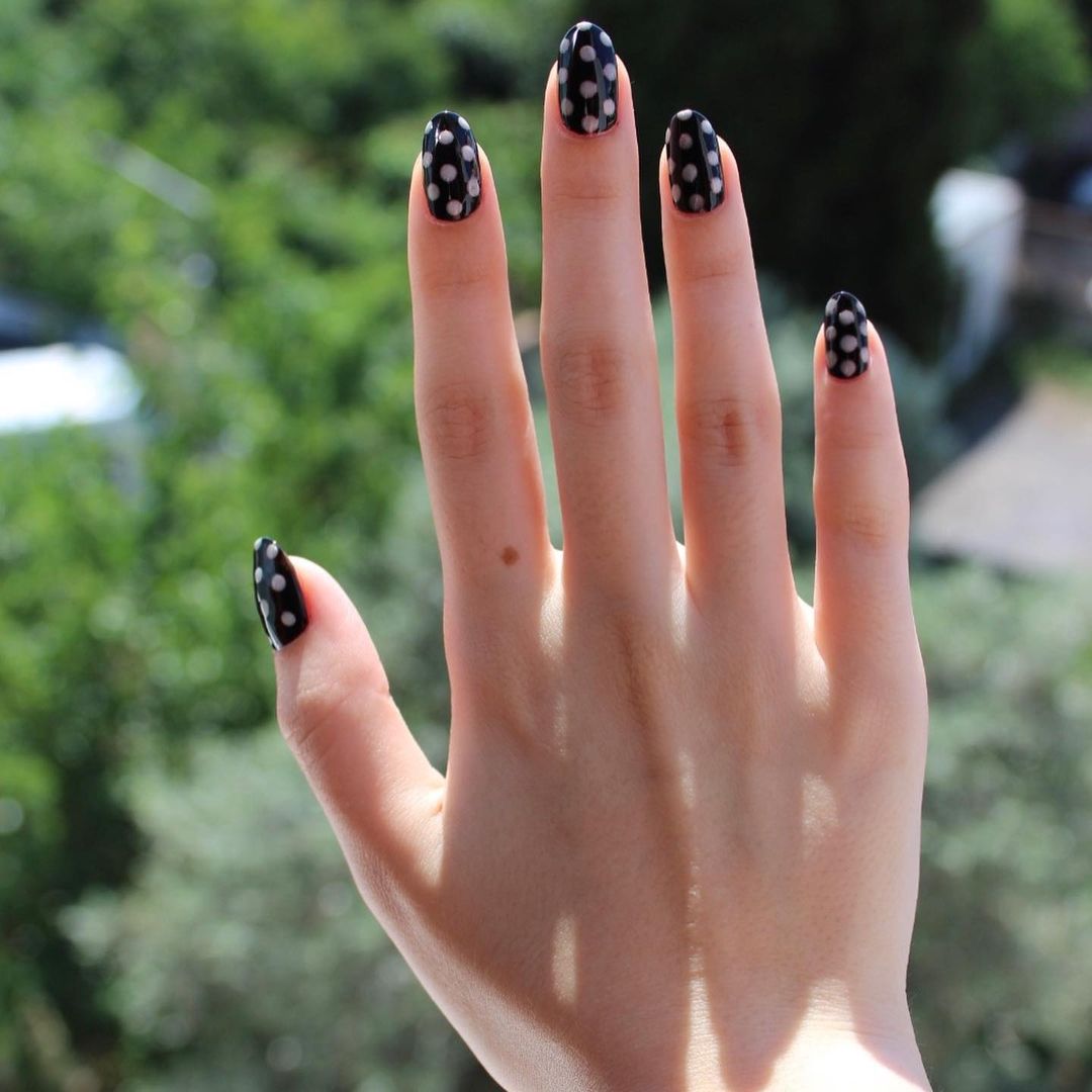 Polka Dot Nail Art