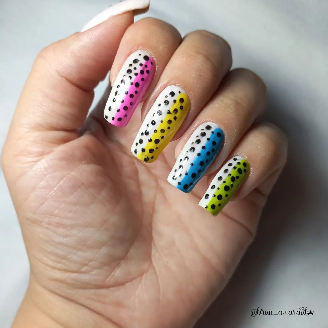 Polka Dot Nail Art