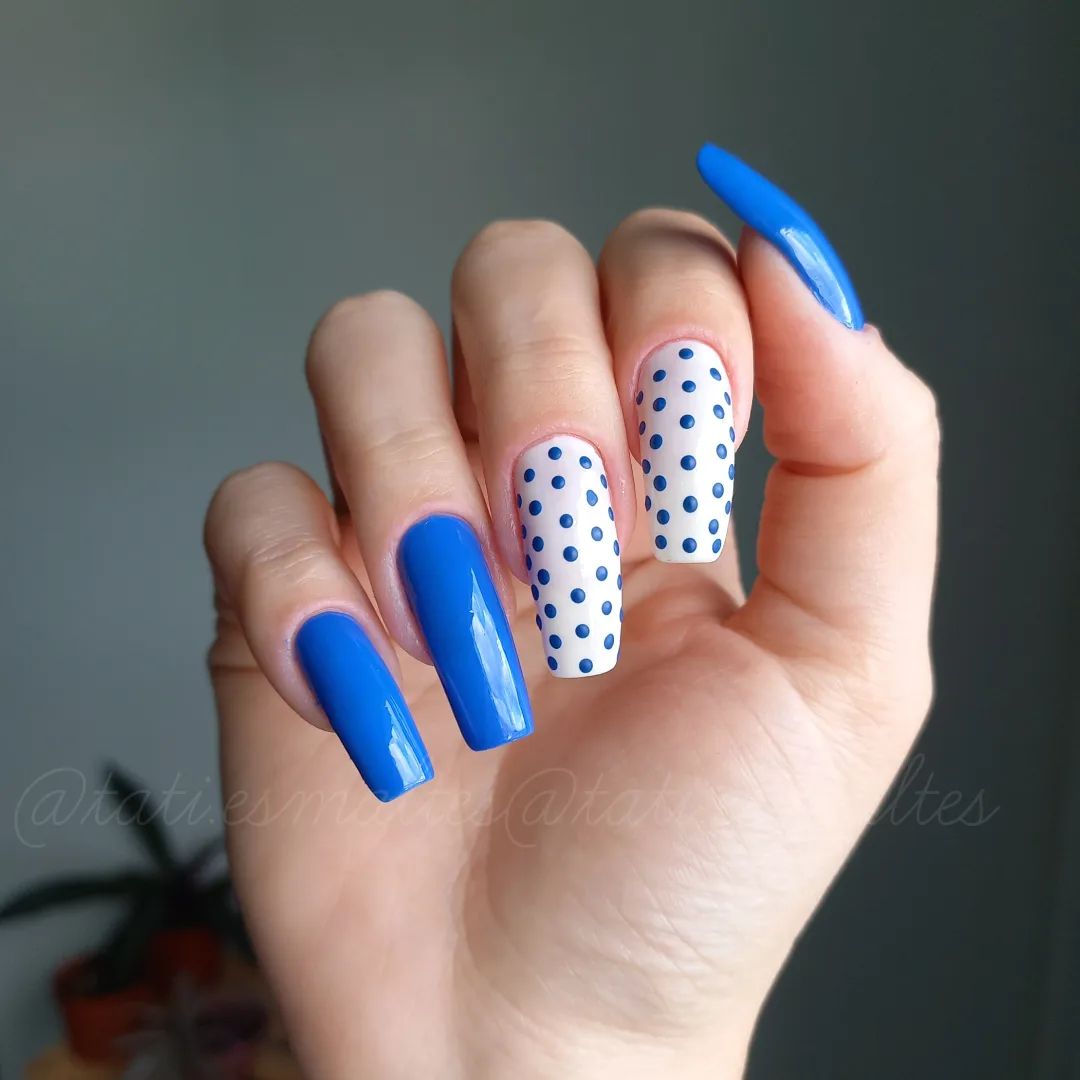 Polka Dot Nail Art