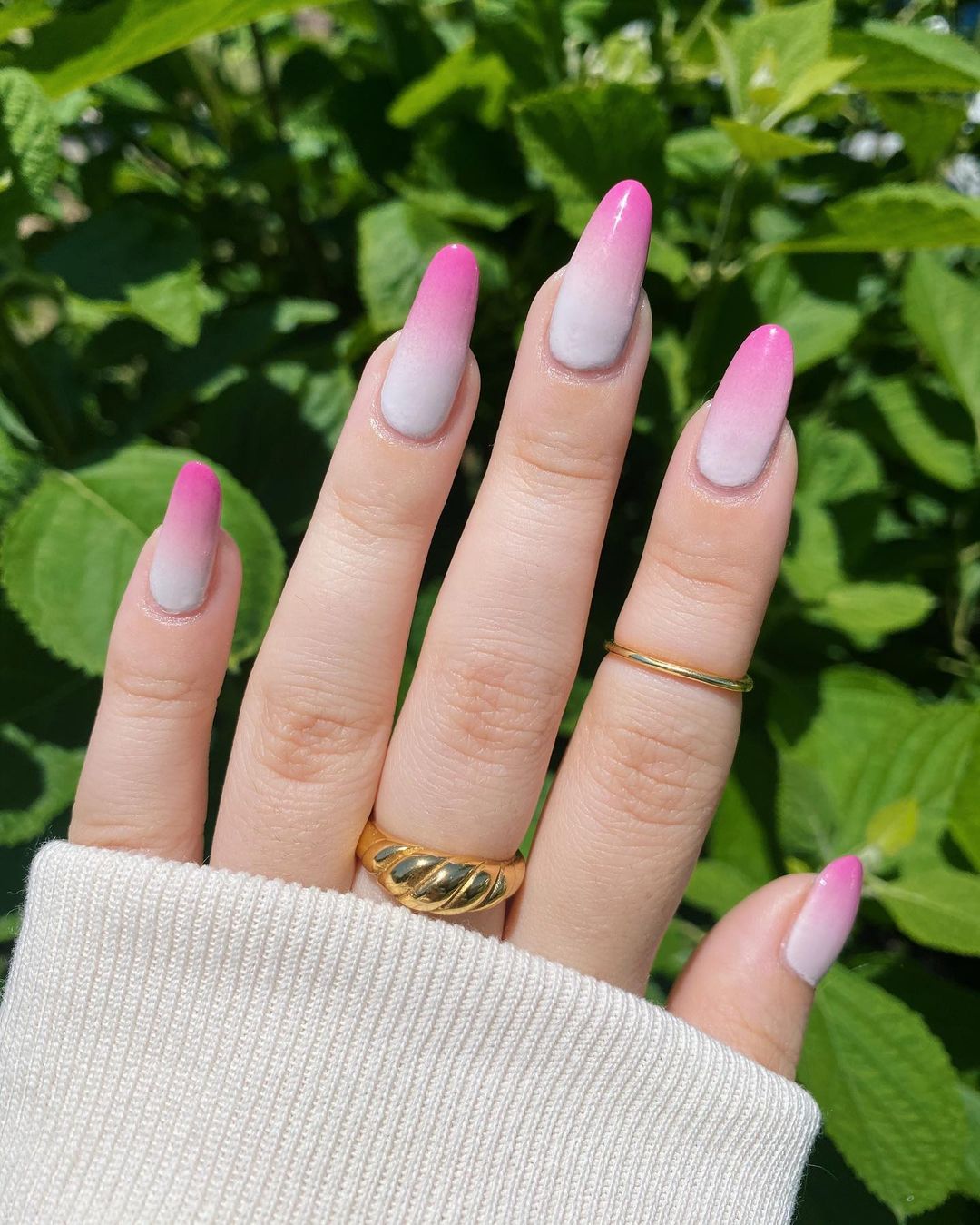 Pink Nail Art