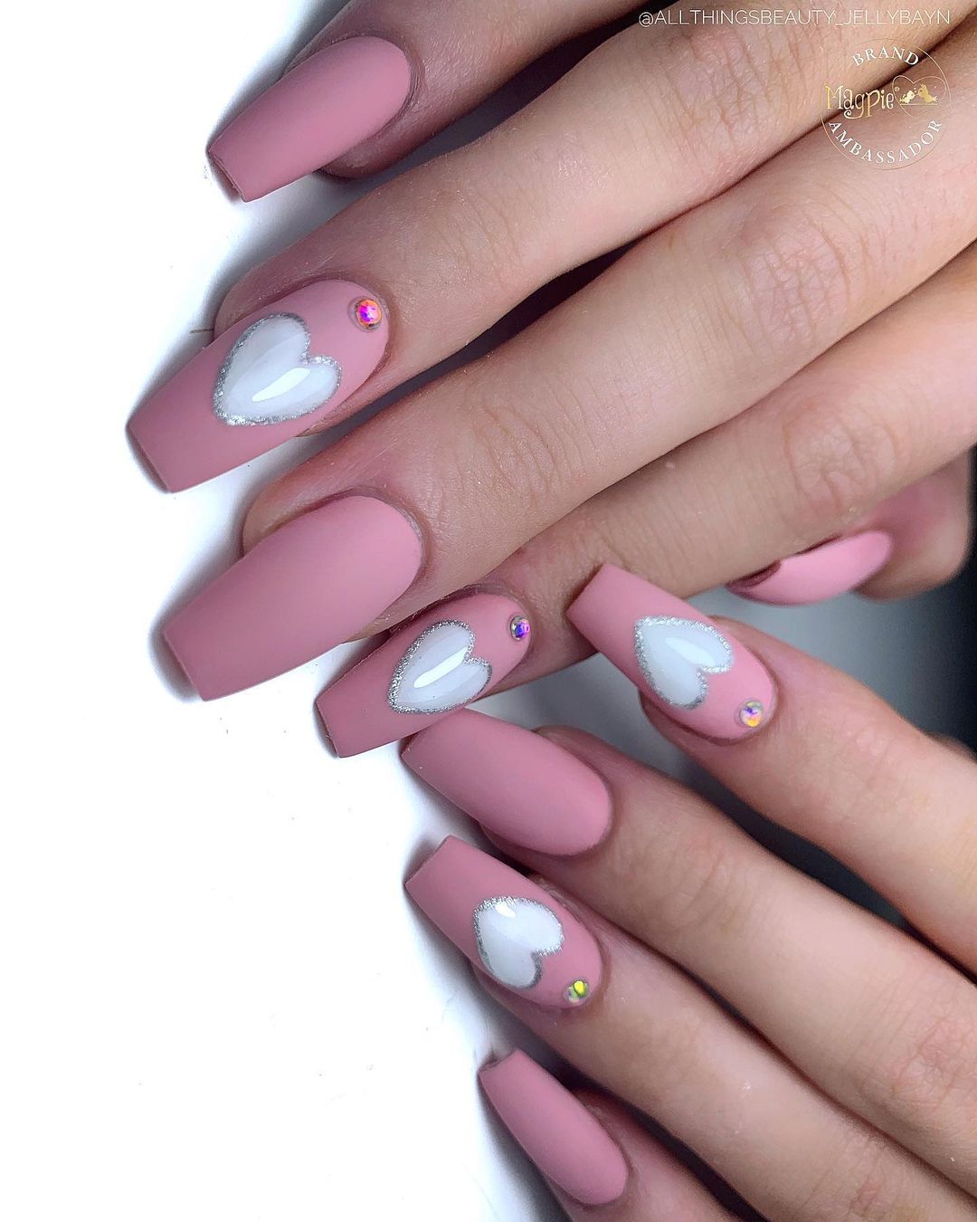 Pink Nail Art