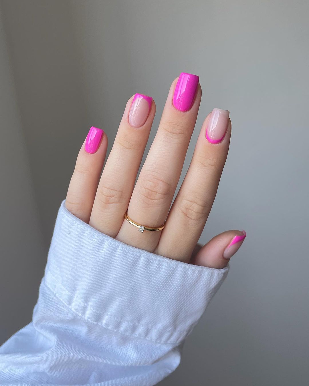 Pink Nail Art