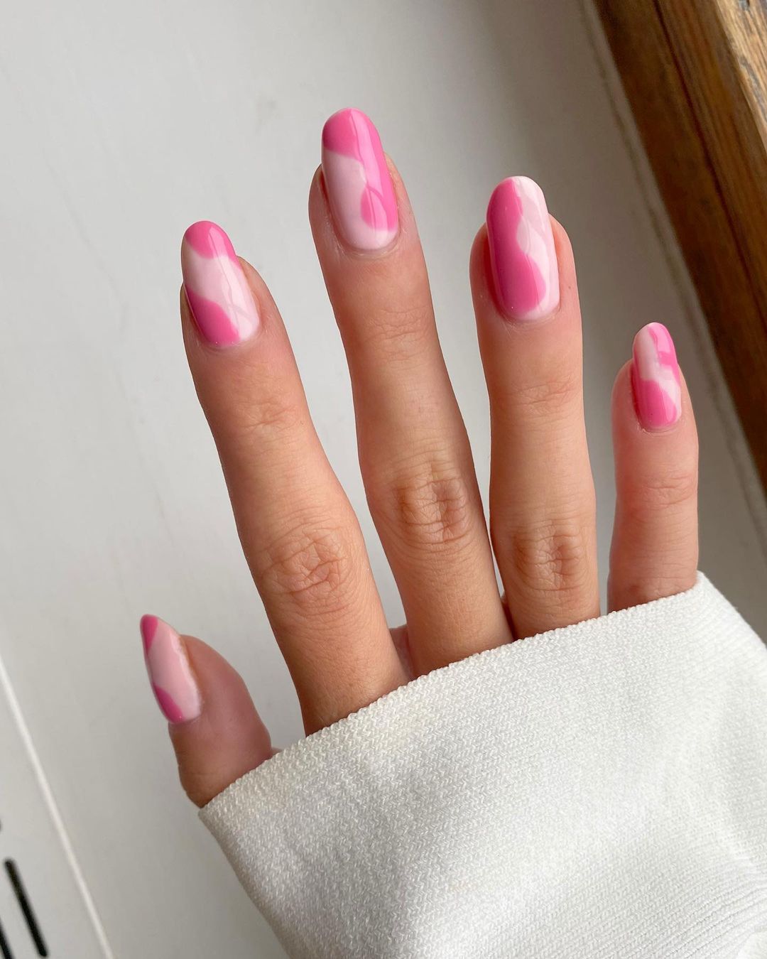 Pink Nail Art