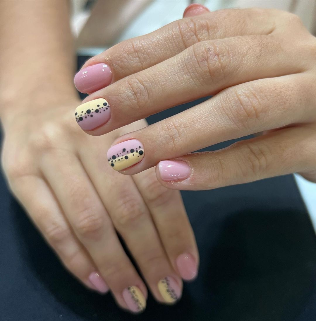 Pink Nail Art