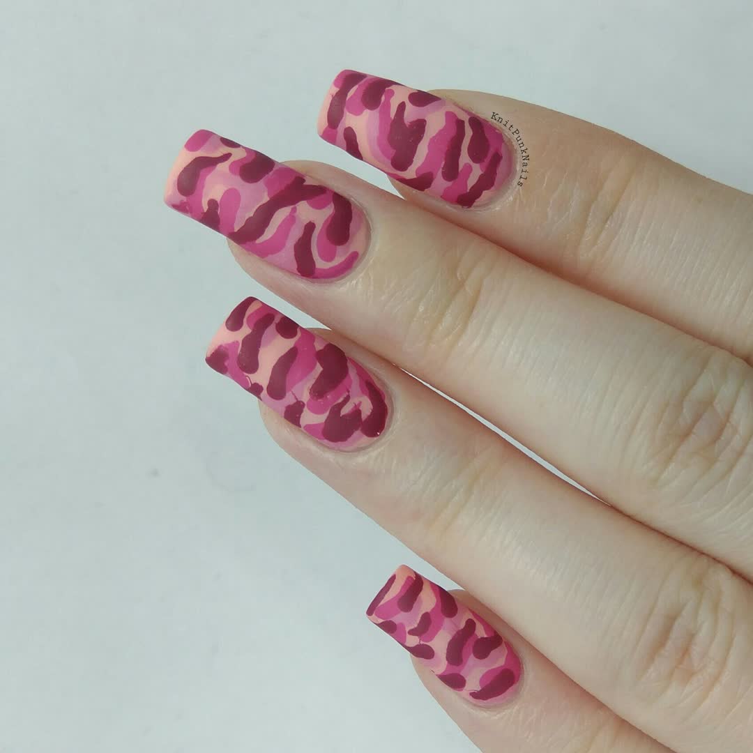 Pink Nail Art