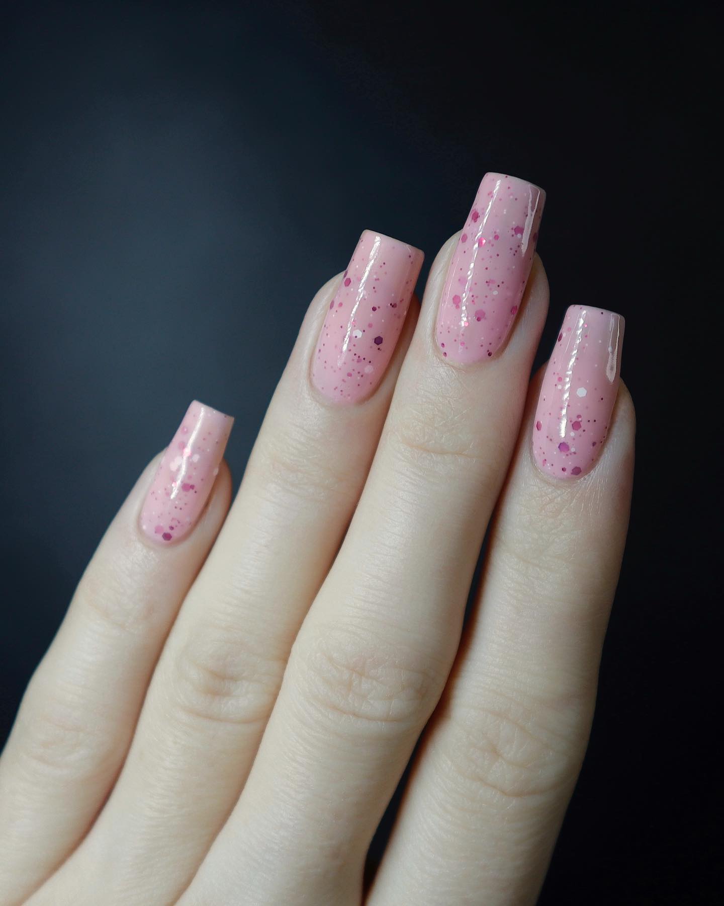 Pink Nail Art