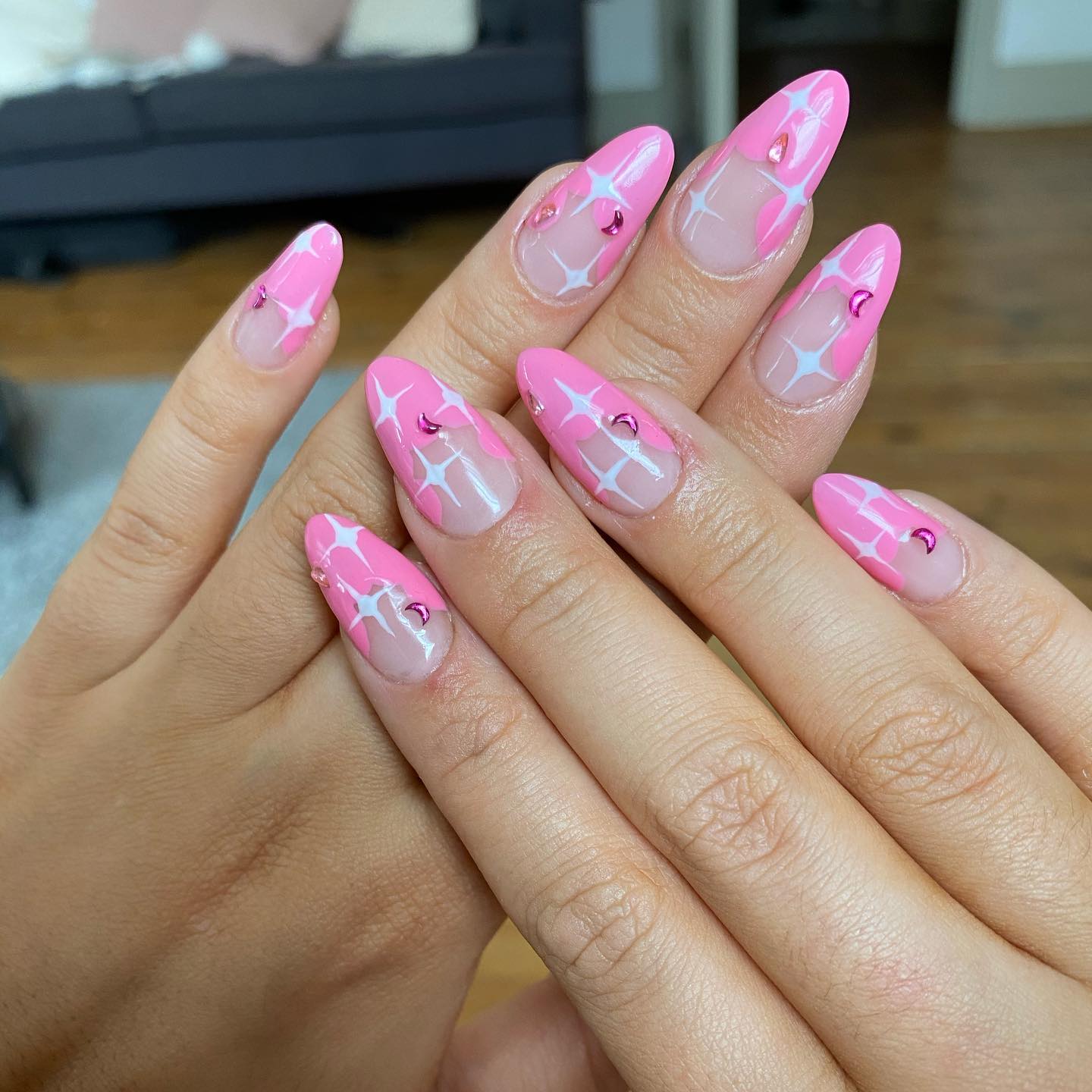 Pink Nail Art