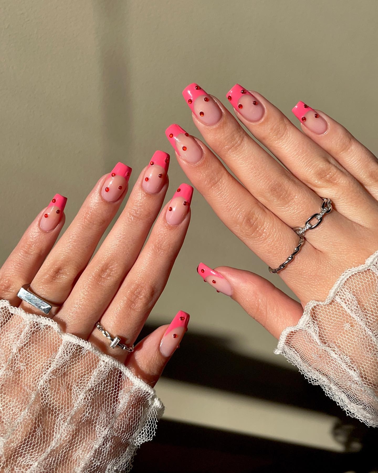 Pink Nail Art