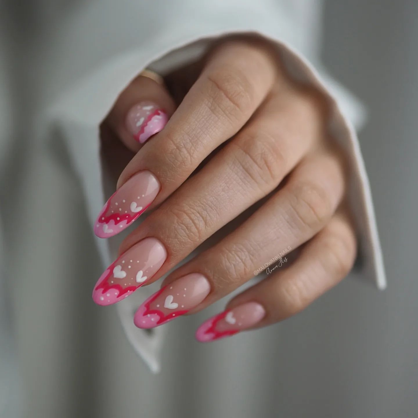 Pink Nail Art