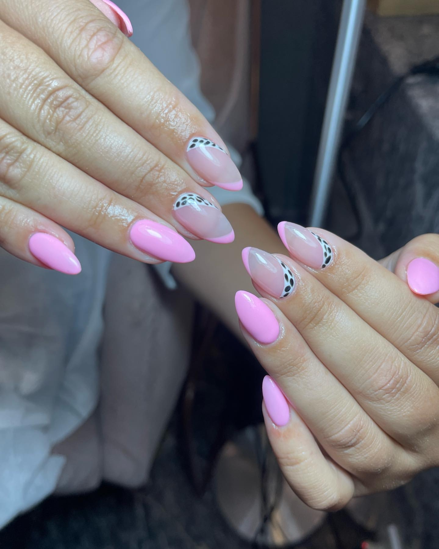 Pink Nail Art