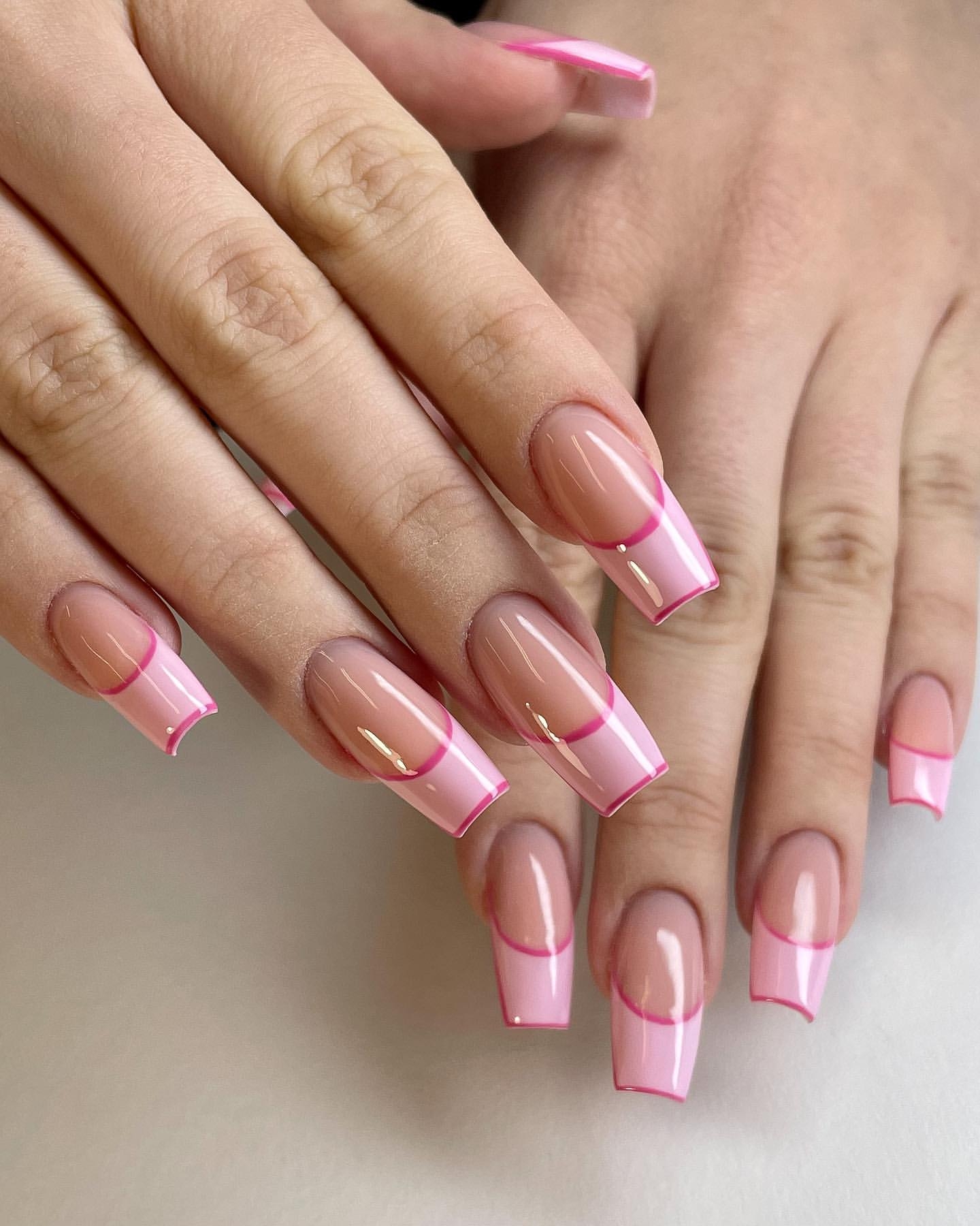 Pink Nail Art