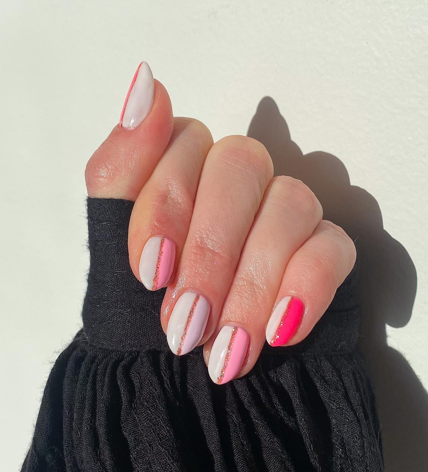 Pink Nail Art