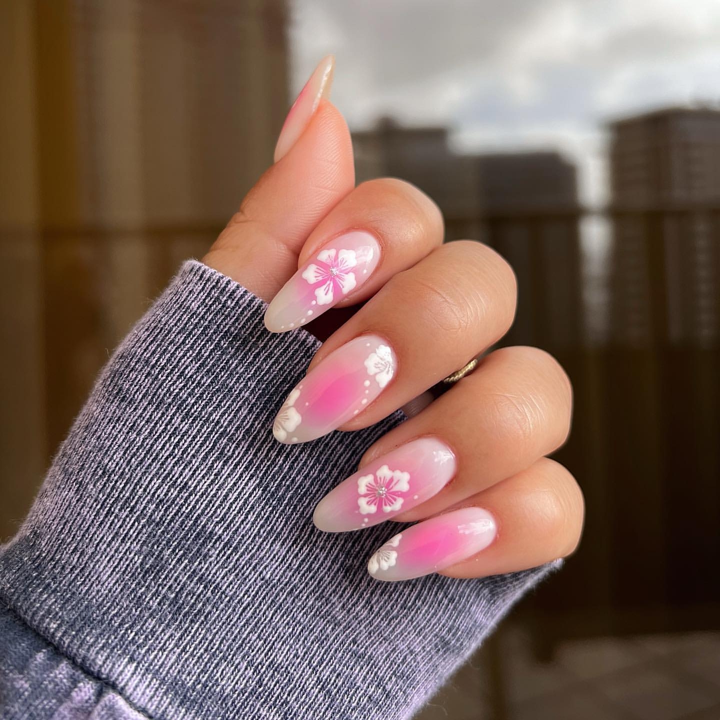 Pink Nail Art