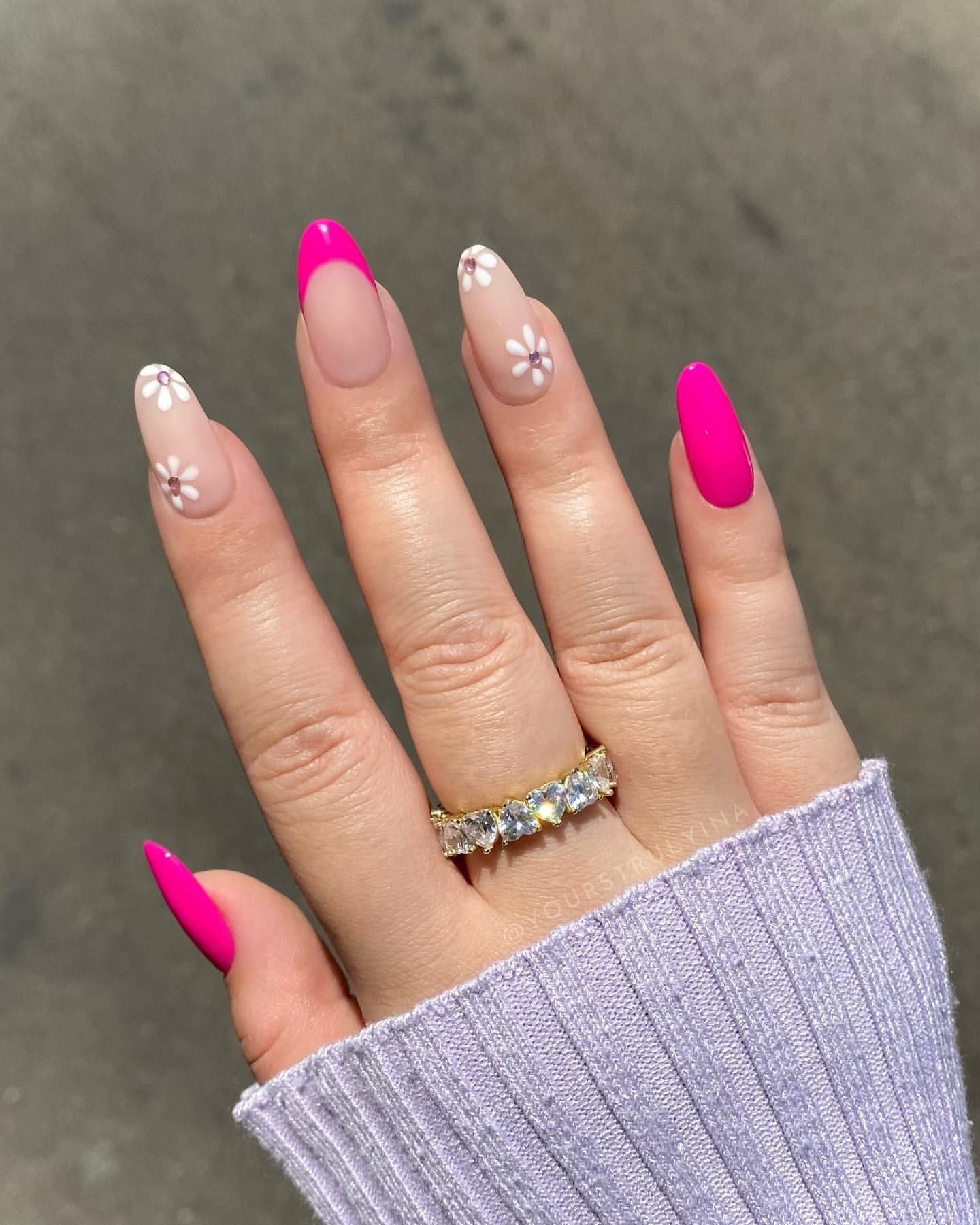 Pink Nail Art