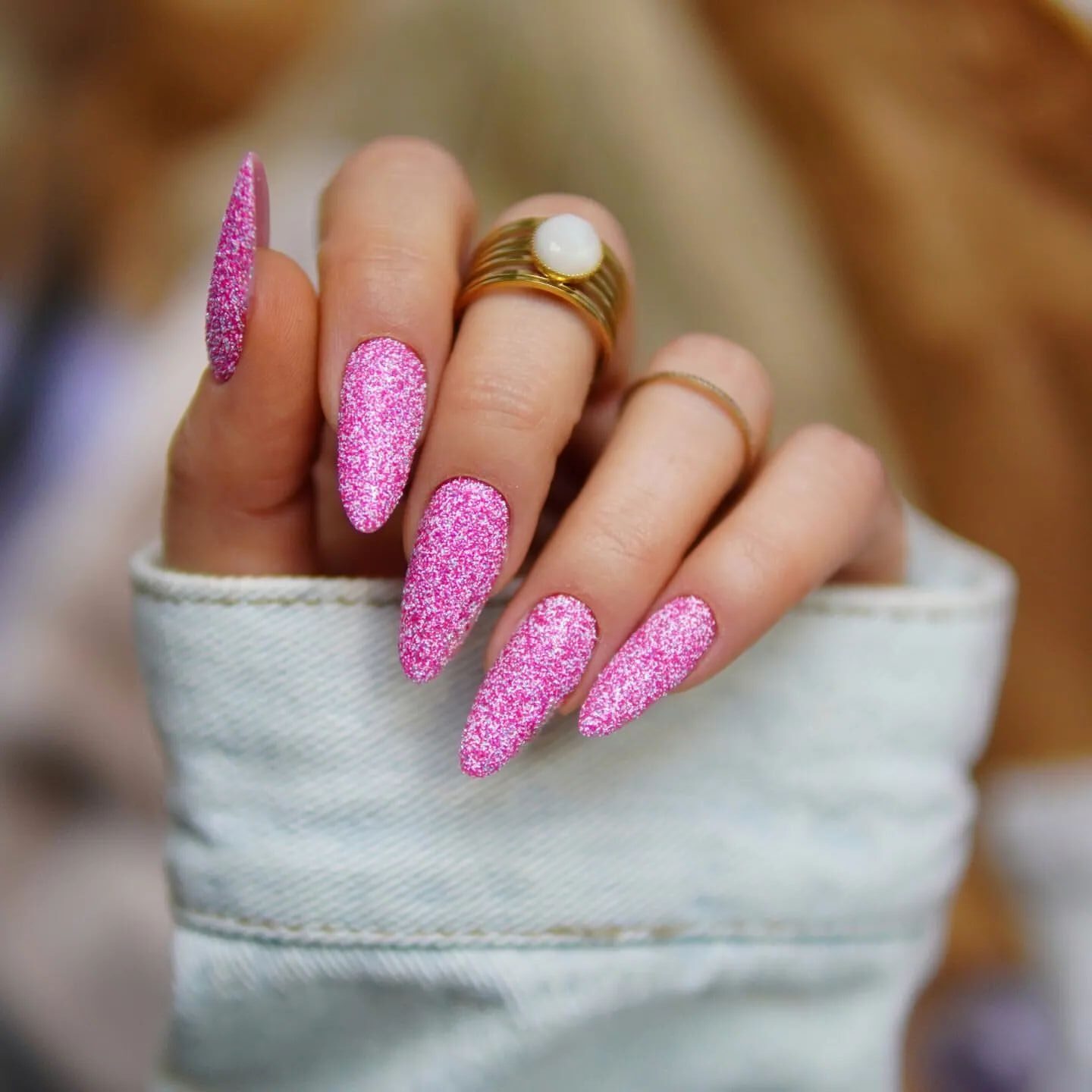 Pink Nail Art