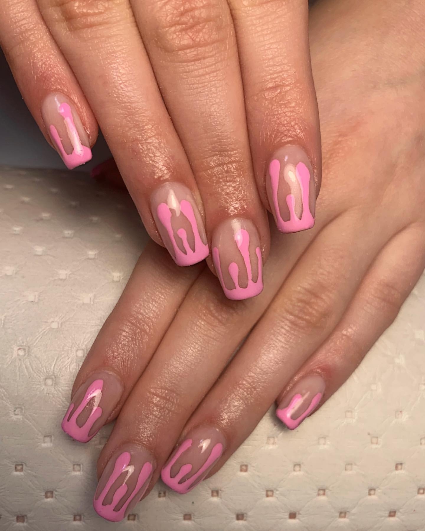 Pink Nail Art