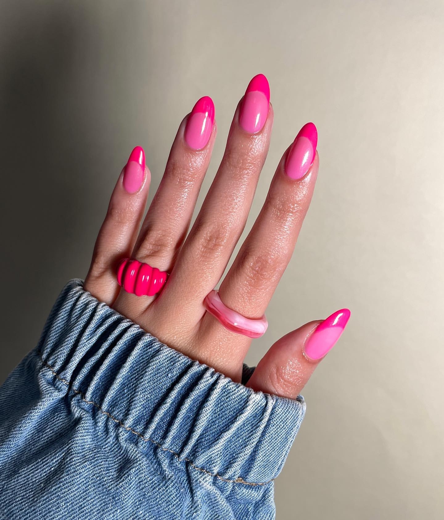 Pink Nail Art