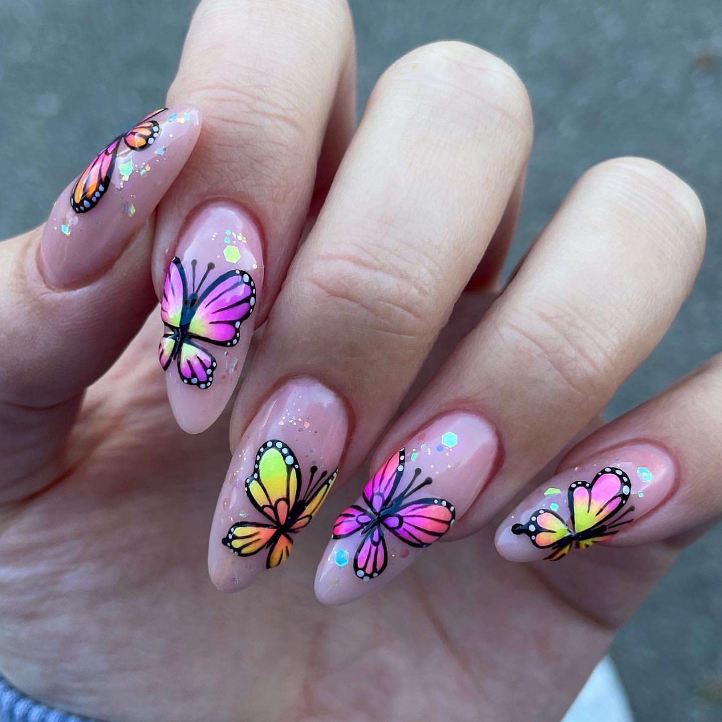 Butterfly Nail Art