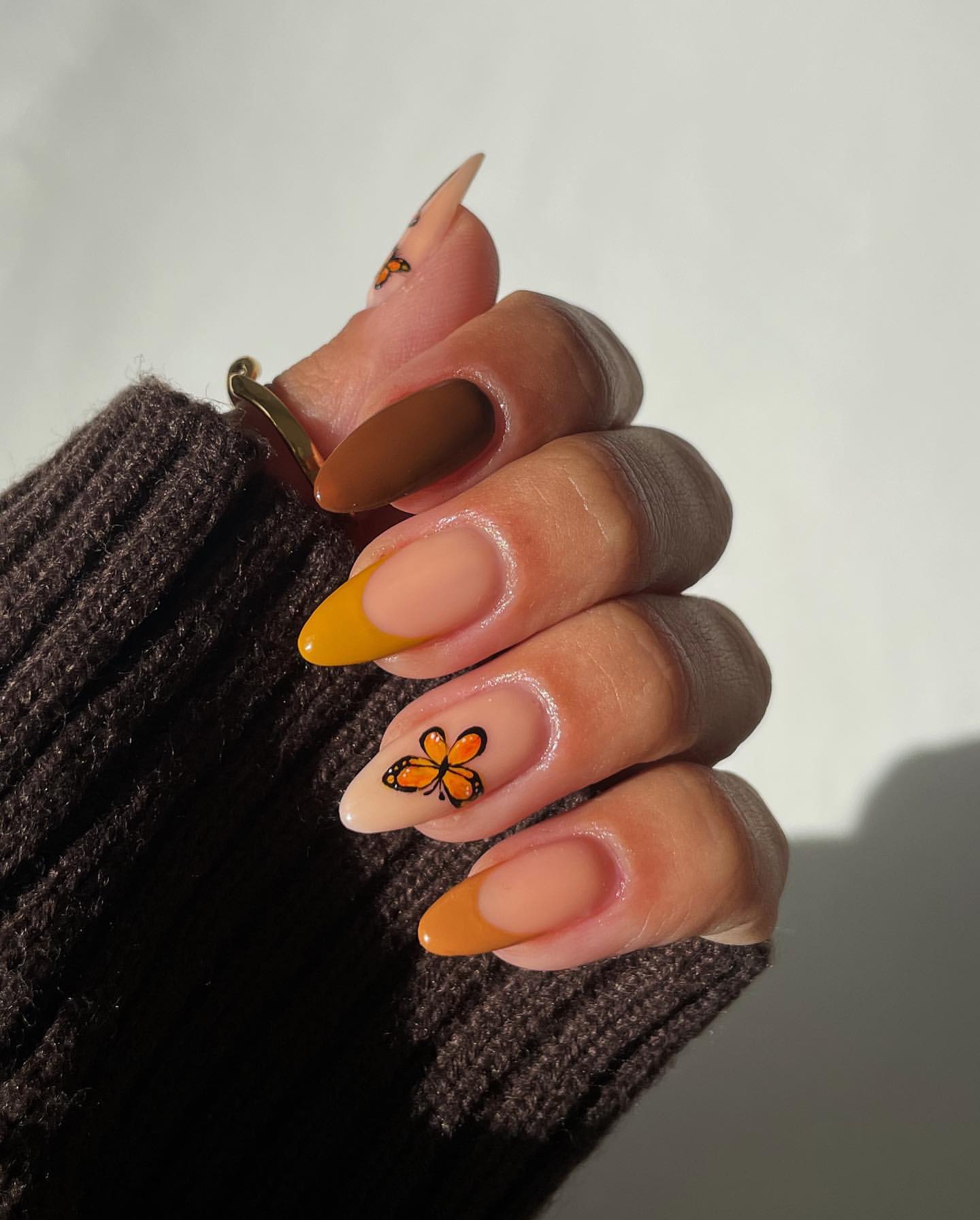 Cute Butterfly Nail Art