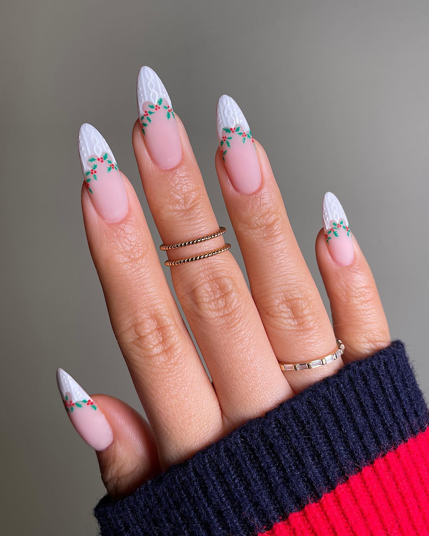 Sweater Nail Art