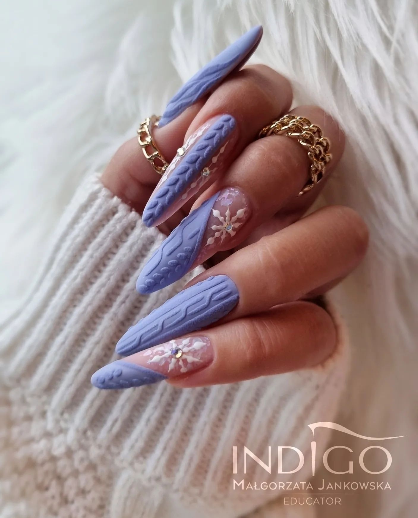 Sweater Nail Art