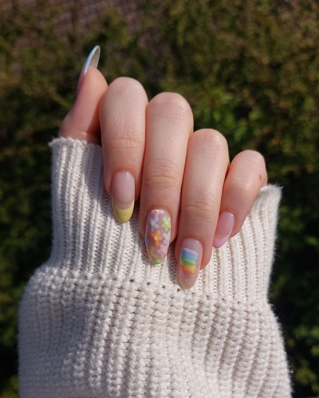 Flower Nail Art