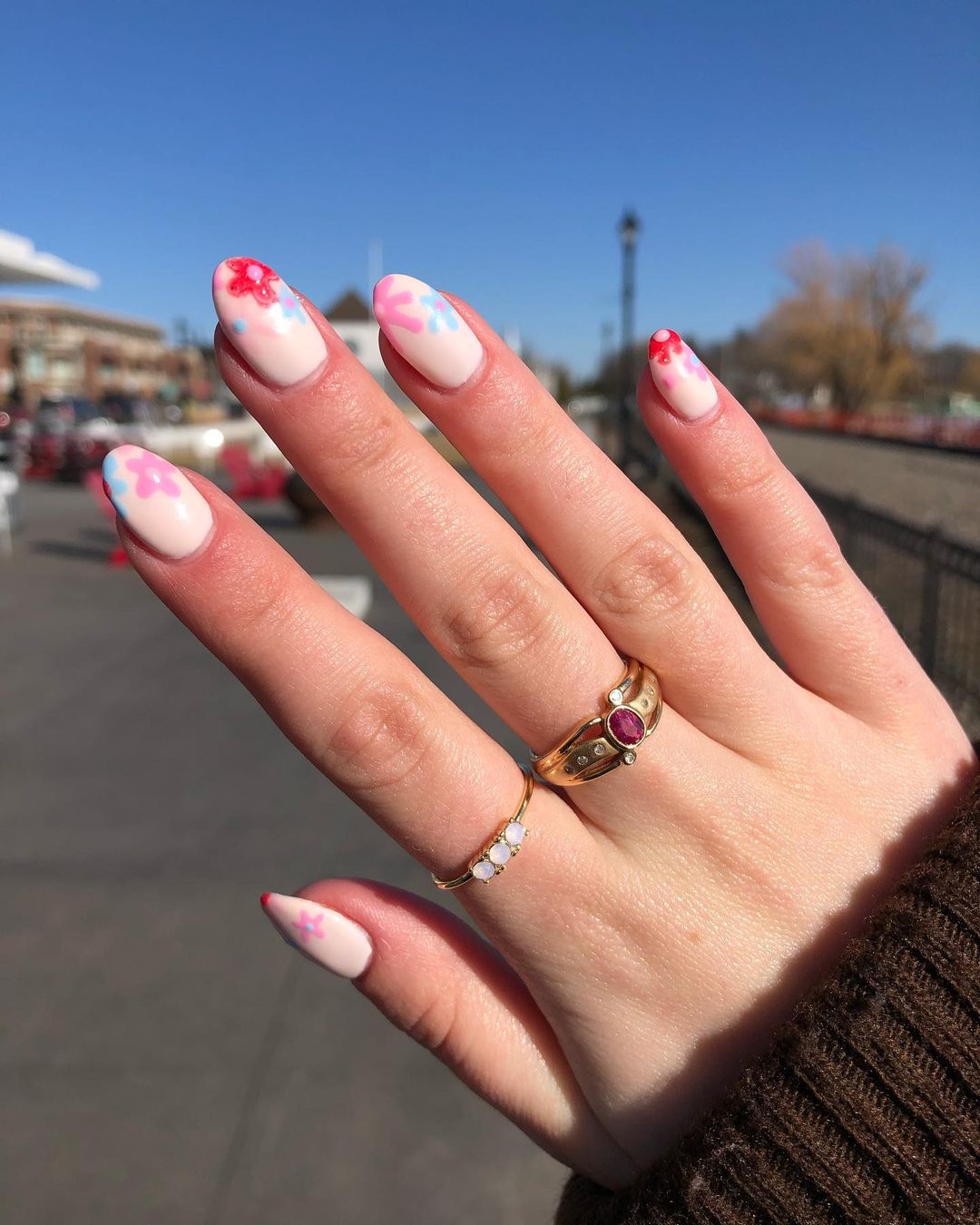 Flower Nail Art