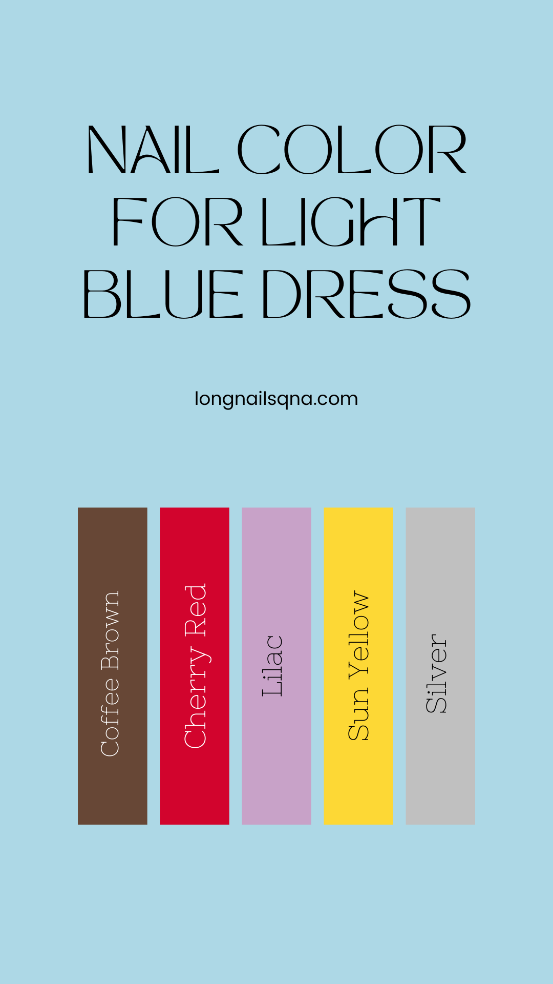 Nail Colors for Dark Blue Dress